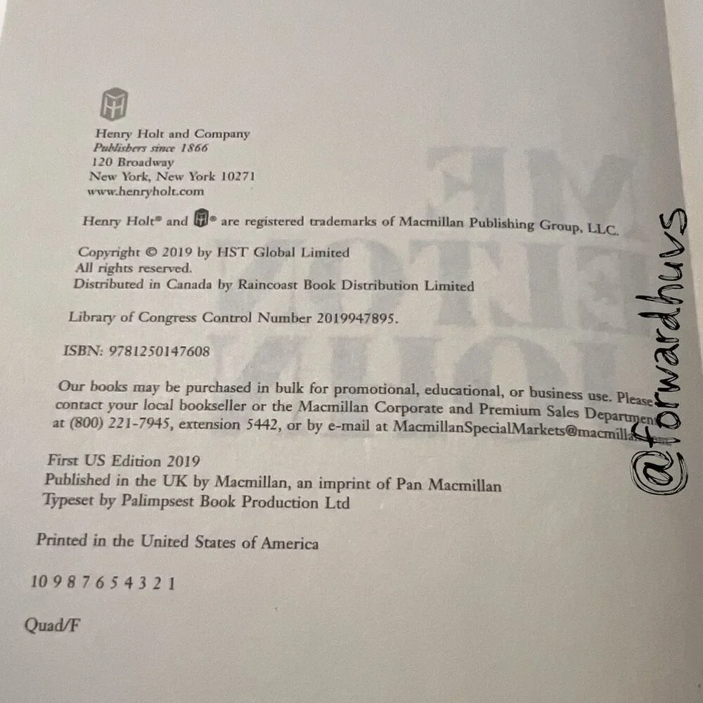 Me – Elton John – Hardcover First US Edition (2019) – Autobiography